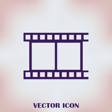 video simgesi, vektör illüstrasyonu