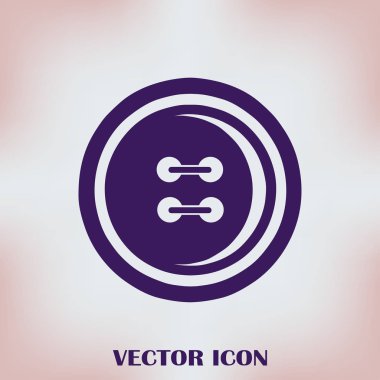 Düğme simgesi. Vektör tasarımı.