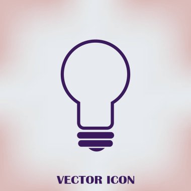 Lamba simge düz vektör