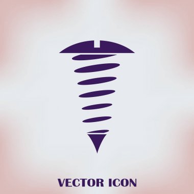 Vida düz simgesi, vektör