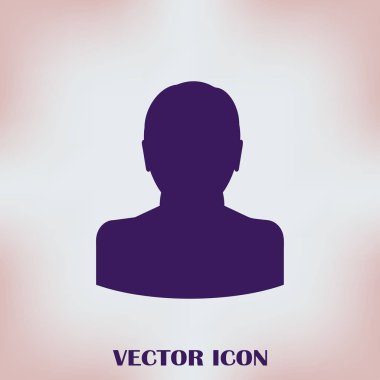 Adam vektör web simgesi