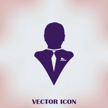 Adam vektör web simgesi