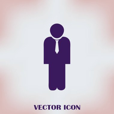 Adam vektör web simgesi