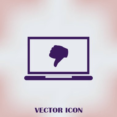 Aksine dizüstü el işaretiyle