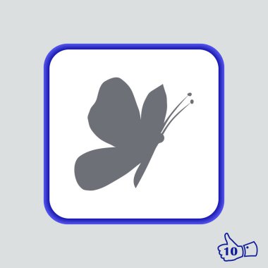 buterfly simge vektör tasarımı