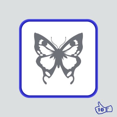 buterfly simge vektör tasarımı