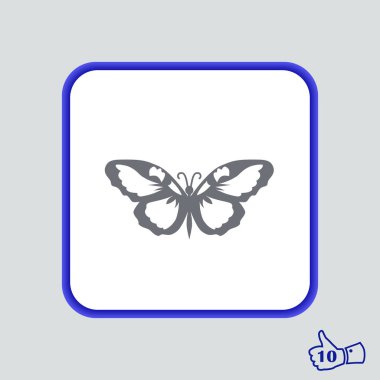 buterfly simge vektör tasarımı