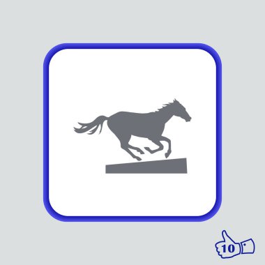 At siyah siluet çalıştırıyor. Vektör çizim.