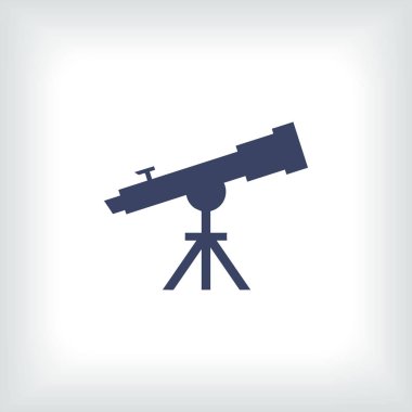 Teleskop vektör web simgesi