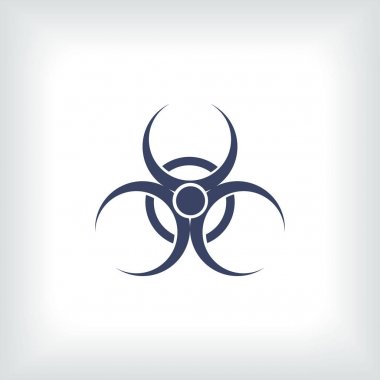 Vektör biyo tehlike simgesi