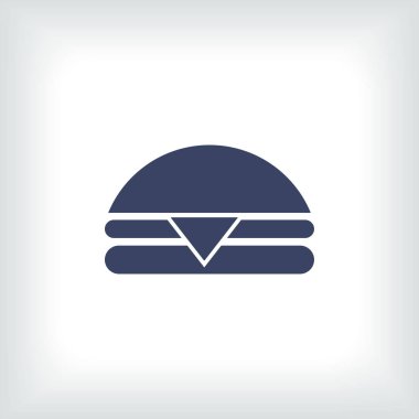 Hamburger vektör web simgesi