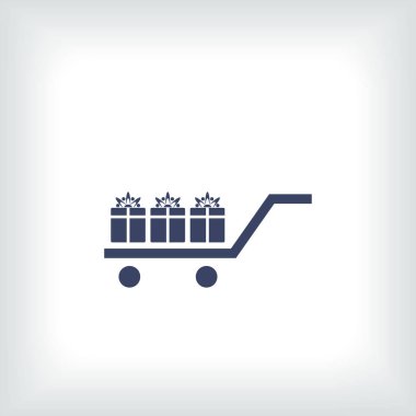 Hediye, hediye, Giftbox izole düz Web telefon simgesi