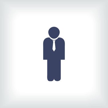 İnsanlar simgesini trendy düz stil. Kalabalık işareti. Web sitesi tasarımı, logo, app, UI kişi simgesi. Vektör çizim, Eps10.