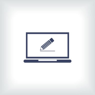 dizüstü bilgisayar vektör resimlemesi