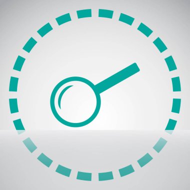 vektör Büyüteç. Web vektör stili.