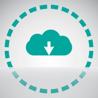 Veri bulut simgesi. Yedekleme ve geri yükleme oturum. İçin upload ve download veri bulut. Internet trafik görüntü.