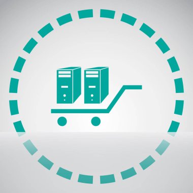 bilgisayar vektör web simgesi