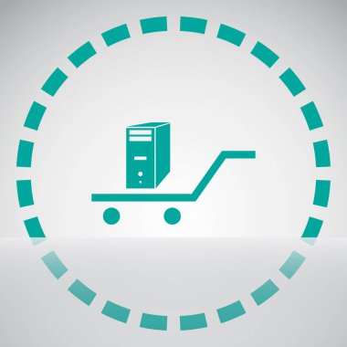 bilgisayar vektör web simgesi
