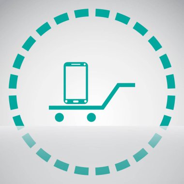 Smartphone Simgesi, vektör illüstrasyonu