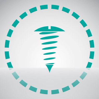 Vida simgesi, düz vektör