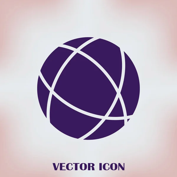 Website-Symbol. Vektorglobus-Symbol — Stockvektor