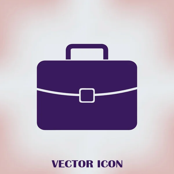 Kofferpictogram, vectorillustratie. plat ontwerp stijl. — Stockvector