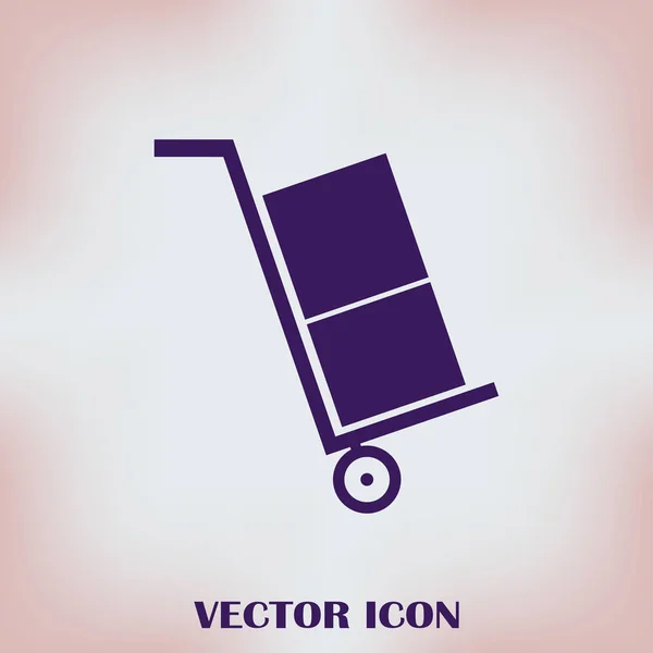 Web-Vektorsymbol für Gepäck. — Stockvektor