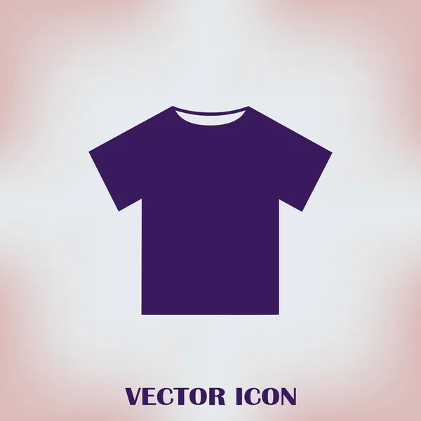 T-shirt ícone plana Vector . — Vetor de Stock