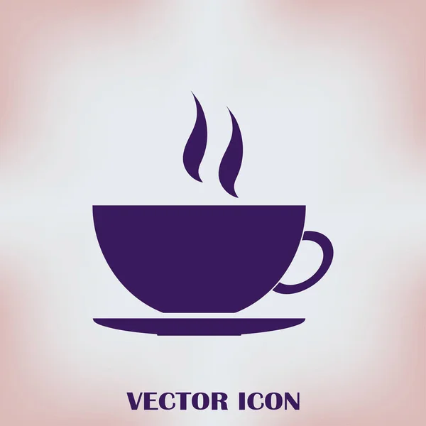 Coffee cup vector icon — Stock Vector