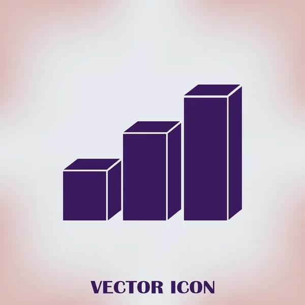 Icône graphique dans un style plat tendance. Illustration vectorielle, EPS10 . — Image vectorielle