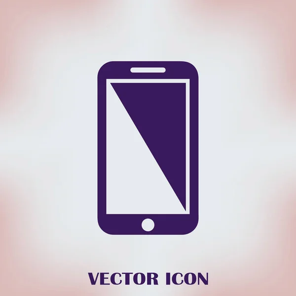 Perfectly detailed modern smart phone isolation vector — Stock Vector