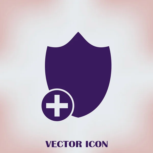 Icône de bande vectorielle bouclier — Image vectorielle