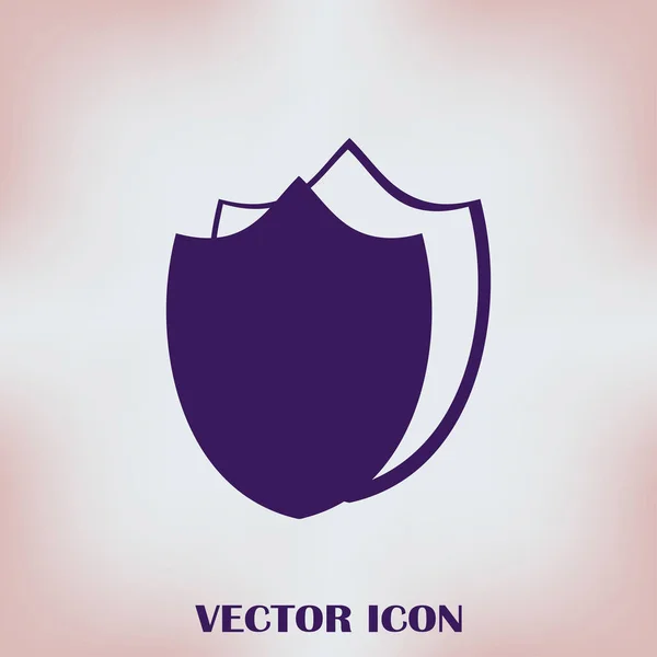 Schild-Vektor-Websymbol — Stockvektor