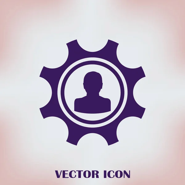 Getriebe-Symbol. Vektor, Folge 10 — Stockvektor