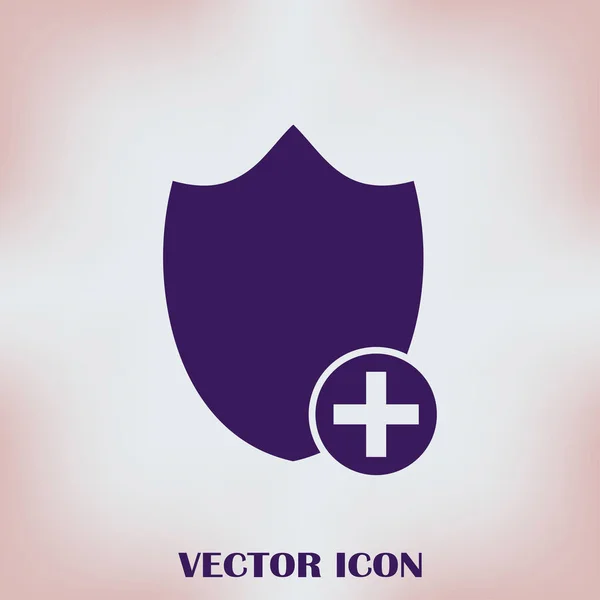 Icône de bande vectorielle bouclier — Image vectorielle