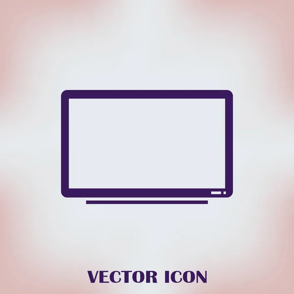 Tv Icon in trendy flat style. Television symbol for your web site design, logo, app, UI. Vector illustration, EPS10. — Stock Vector