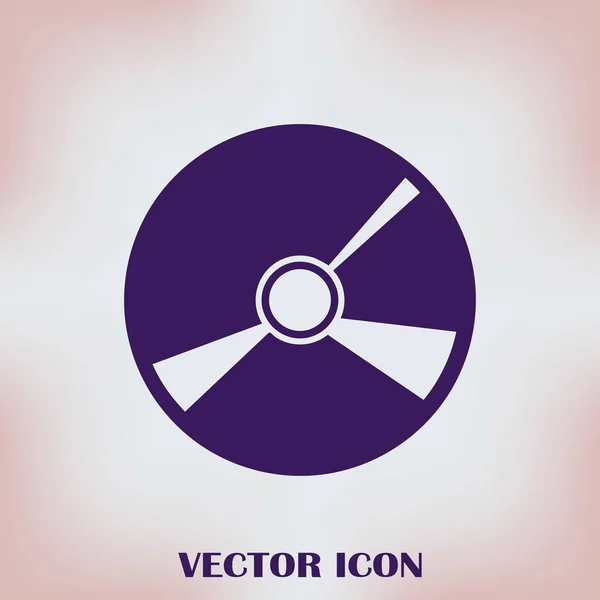 CD ilustración vectorial plana — Vector de stock