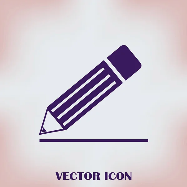 Icône crayon, illustration vectorielle — Image vectorielle