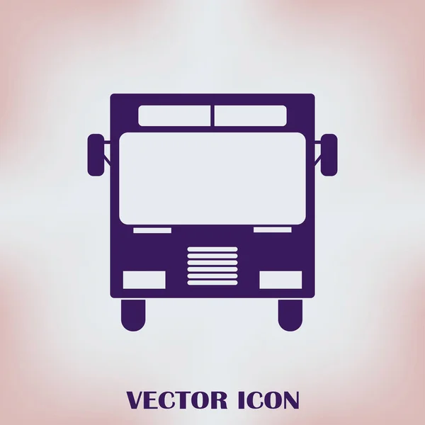 Školní autobus ikona izolované na pozadí. Obrázek loga — Stockový vektor