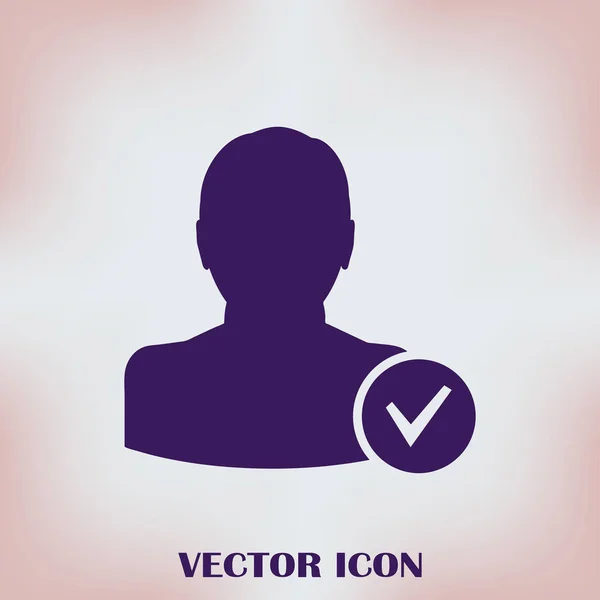 Añadir icono de amigo. Vector Eps 10 — Vector de stock