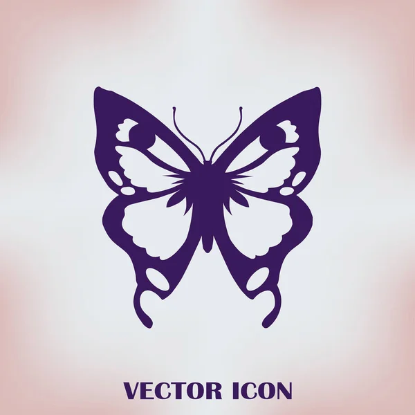 Pillangó embléma grafikai koncepció. — Stock Vector