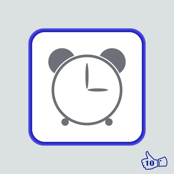 Alarm Clock icon vector icon, Wake up, get up concept, Time sign isolated on white background — Stock Vector