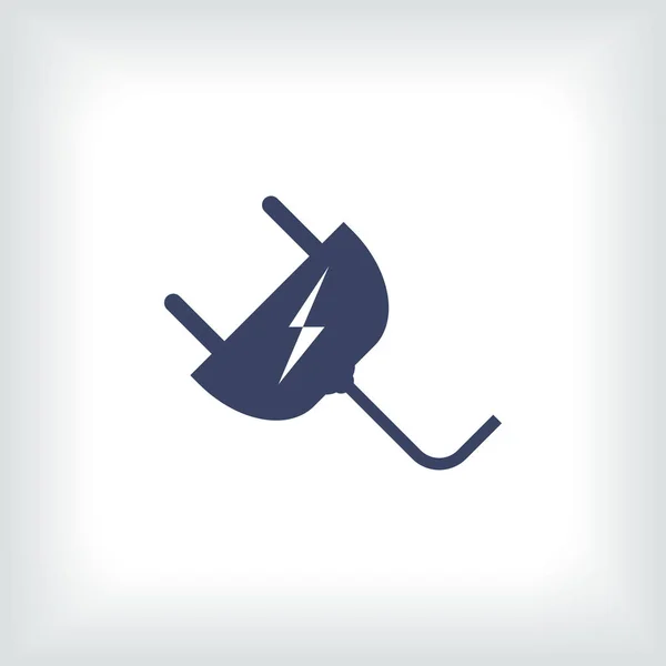 Plug icon, vector illustration — Stock Vector
