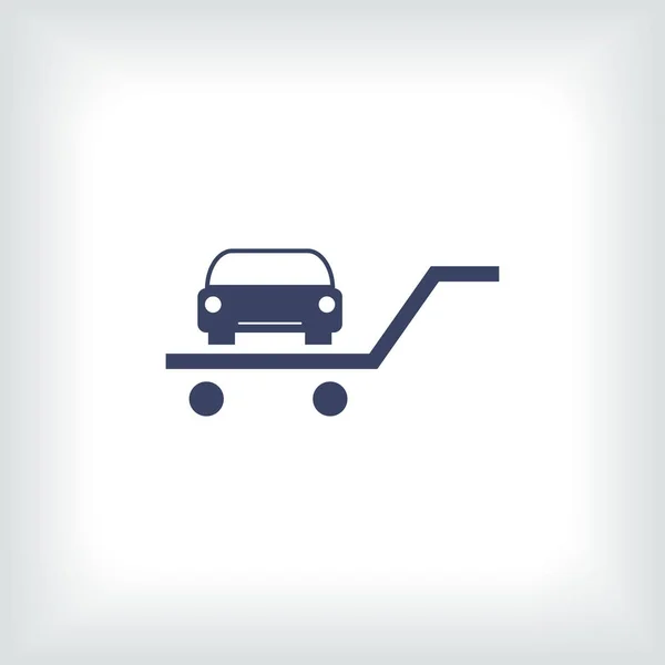 Icono del coche vector diseño web — Vector de stock