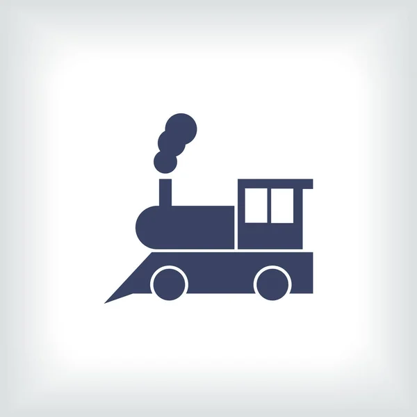 Icono de tren vector, Signo de transporte moderno, Sitio web, medios de comunicación social, interfaz de usuario, aplicación móvil, EPS10 — Vector de stock