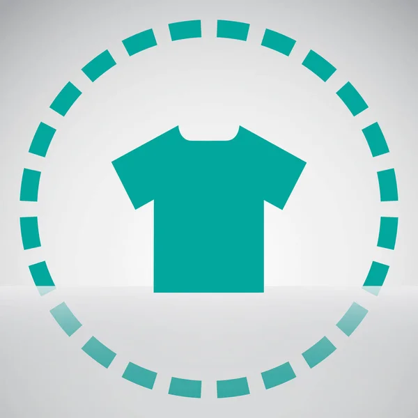 T-shirt Icona web vettoriale . — Vettoriale Stock