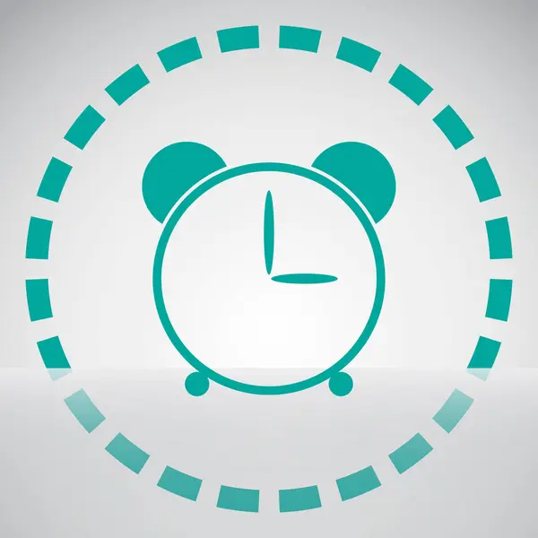 Alarm clock vector icon — Stock Vector