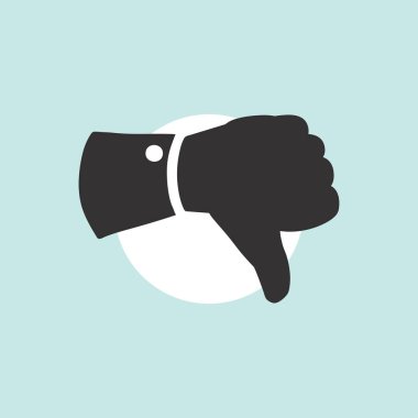 Başparmak simge vektör