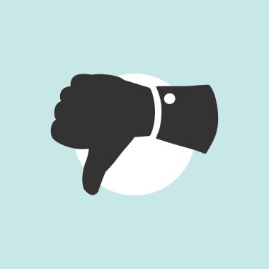 Başparmak simge vektör