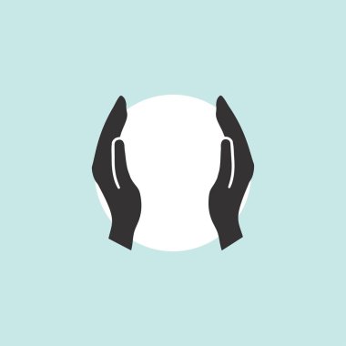 eller simge vektör, düz tasarım en iyi vektör simgesi